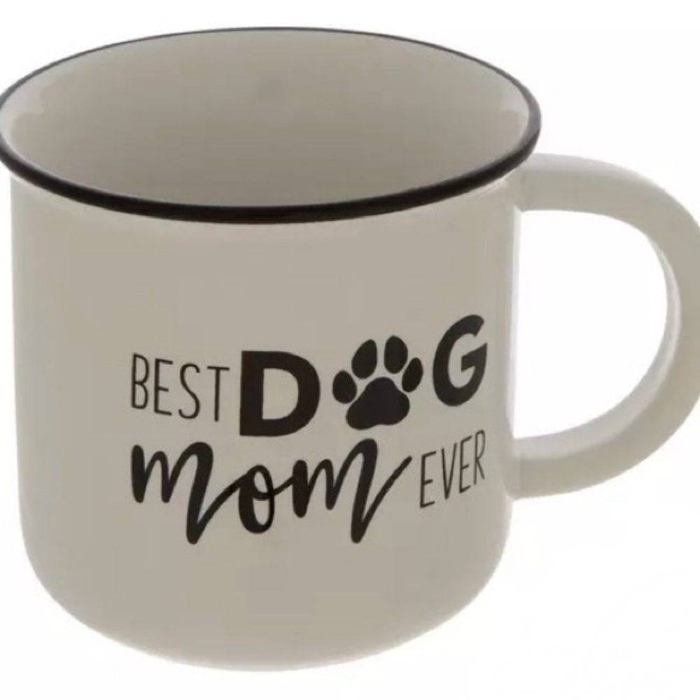 BEST DOG MOM EVER, ceramic mug